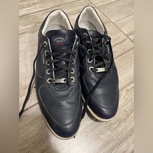 Paul & Shark Black Leather Men's Shoes